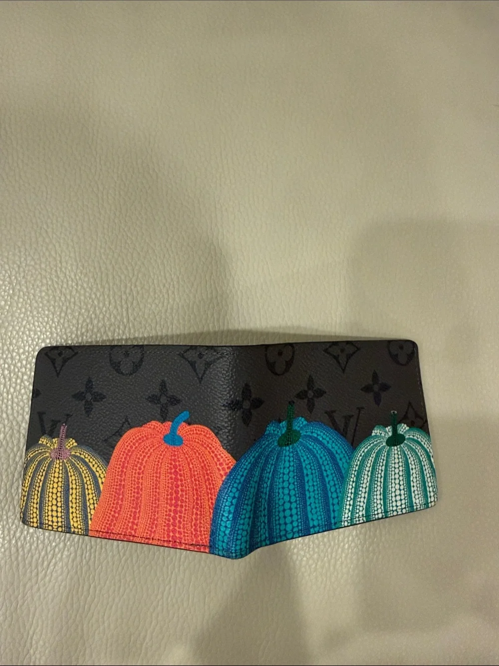 Louis Vuitton x Yayoi Kusama Pumpkin Monogram Multiple Wallet